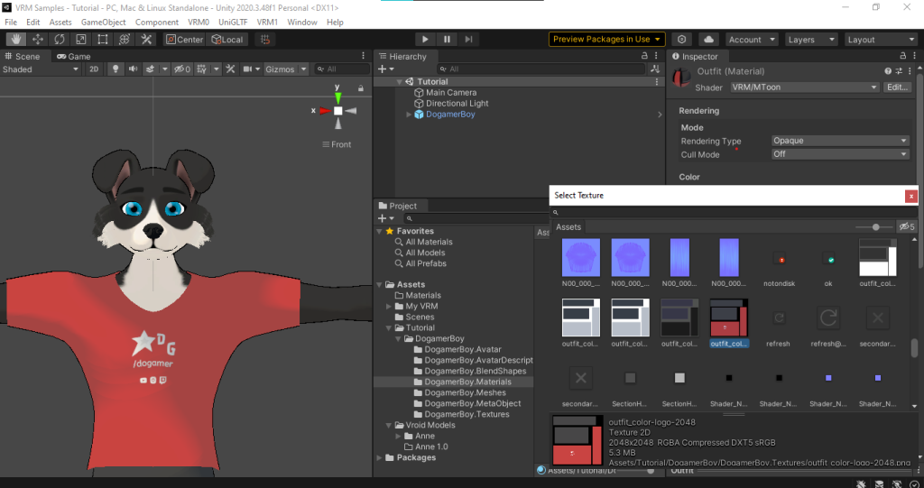 How do I install UniVRM in Unity?